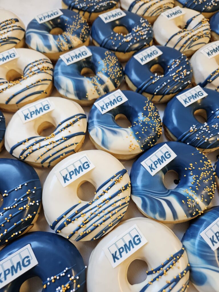donuts als onderdeel van brandingstrategie op event